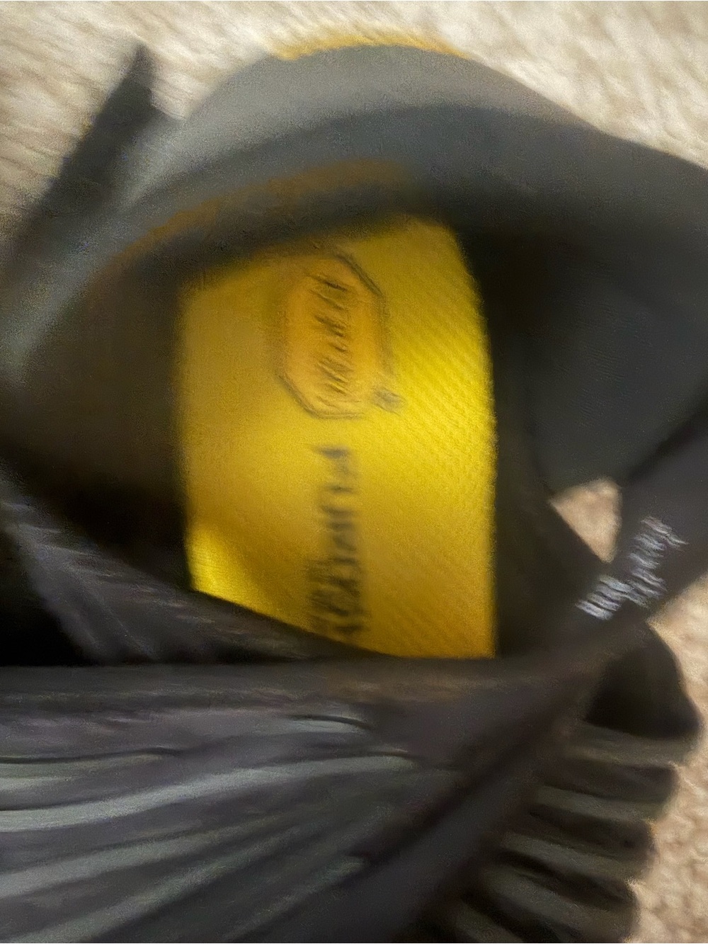 Vibram Black Sneakers with Yellow Insole - Picture 2 of 6